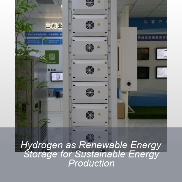 Hydrogen as Renewable Energy Storage for Sustainable Energy Production